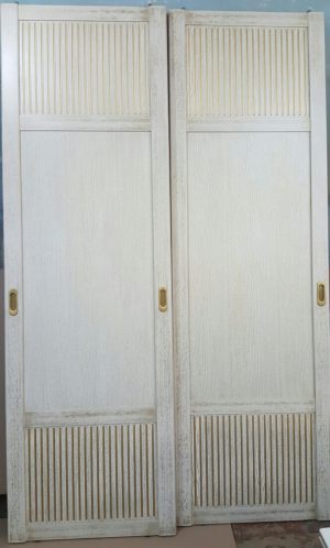 Двери для шкафа купе с фрезеровкой Атырау